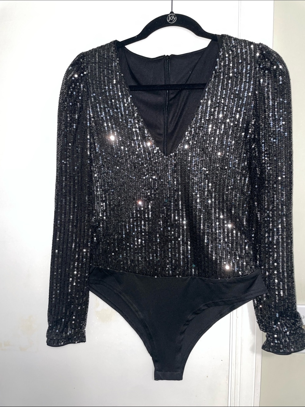 Sequin bodysuit. So fun!